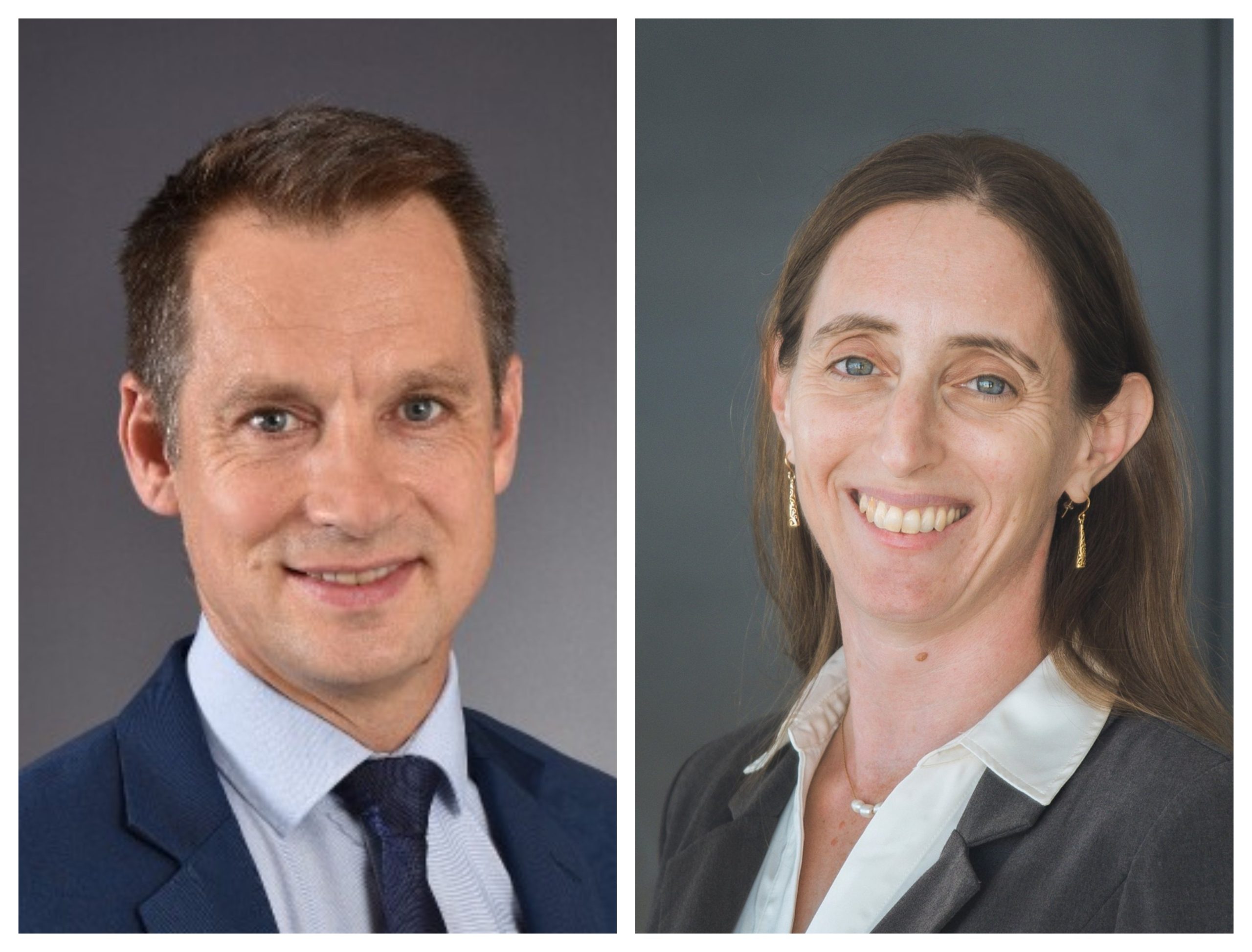 Dr. Philippe Ciuciu, Assistant Professor Efrat Shimron (Credit: Inbal Ginat)